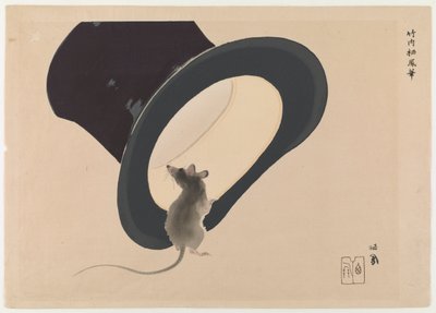 Souris et chapeau - Takeuchi Seiho