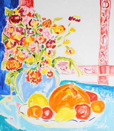 Fleurs et fruits aux couleurs vives - Tamara Jare