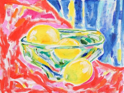 Nature morte aux citrons éclatants - Tamara Jare