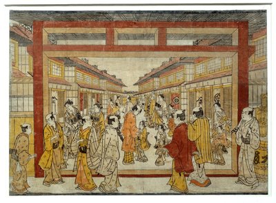 Vue en perspective de Nakano-Cho - Tanaka Masunobu