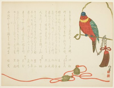 Perroquet et Cloches - Tanaka Shûtei