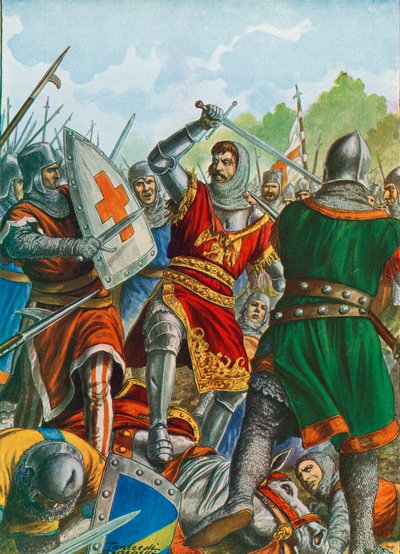Ezzelino III da Romano capturé près de Bergame en 1259 - Tancredi Scarpelli