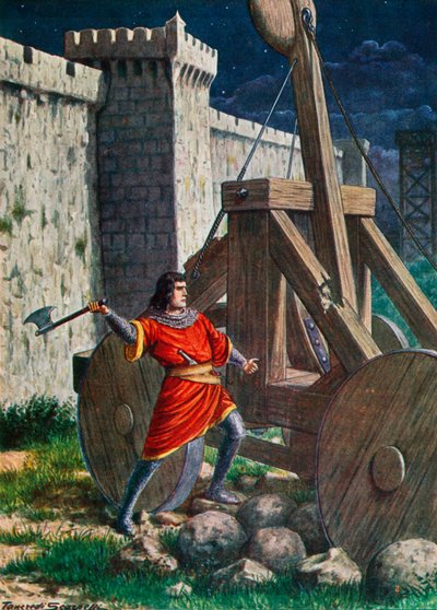 Landemaro pendant le siège de Salerne, 871 - Tancredi Scarpelli