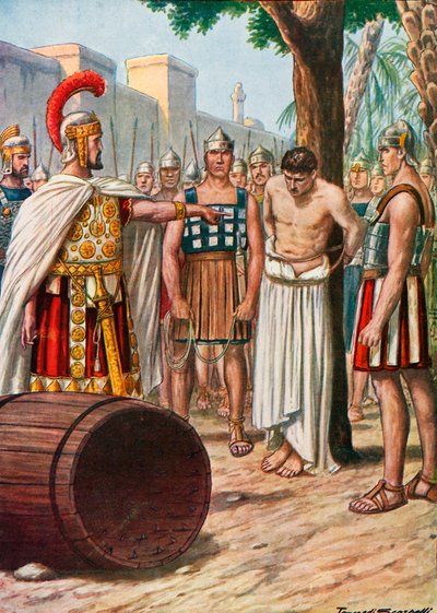 Marcus Atilius Regulus retournant à Carthage - Tancredi Scarpelli