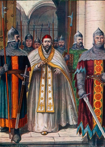 Le pape Martin Ier forcé de quitter Rome par ordre de l
