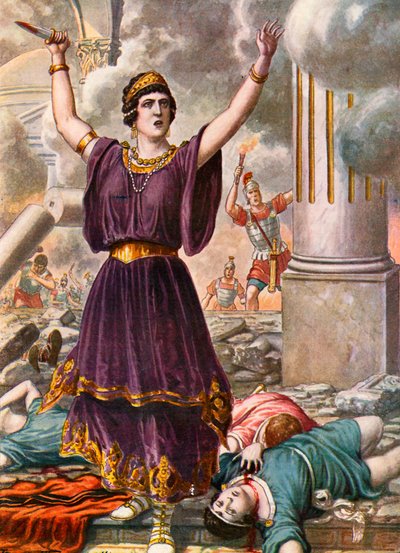 La chute de Carthage avec la femme d