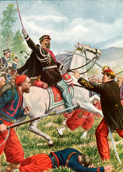Victor Emmanuel à la bataille de Solférino - Tancredi Scarpelli