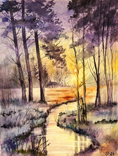 Le ruisseau de la Forêt dorée - Tanya Lundmark
