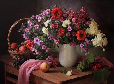 Nature morte automnale aux couleurs vives - Tatyana Skorokhod