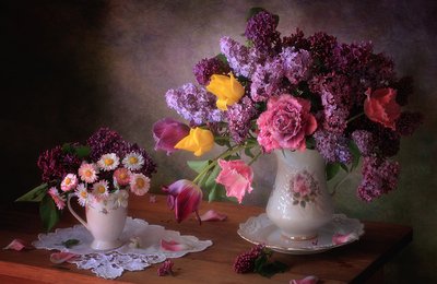 Nature morte printanière pleine de vie - Tatyana Skorokhod