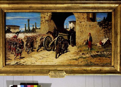 Avanti a braccia, entrée des zouaves français et de l