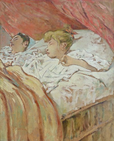 Enfants pris dans leur sommeil, Telemaco Signorini - Telemaco Signorini