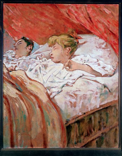 Enfants endormis - Telemaco Signorini
