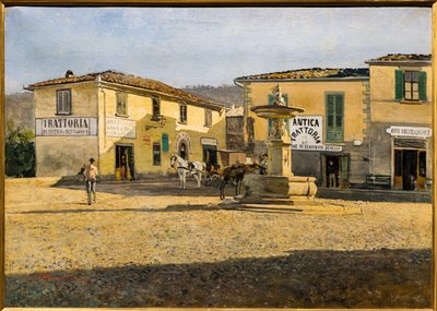 Place à Settignano, vers 1861 - Telemaco Signorini