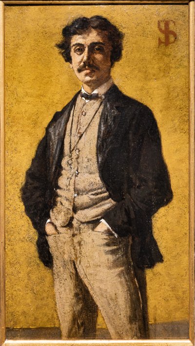 Le Portrait de Maurizio Angeli - Telemaco Signorini