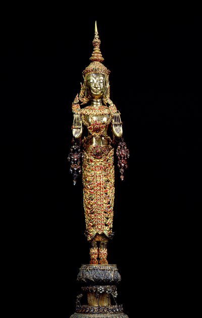 Bouddha debout, style Ratanakosin, 18e-19e siècle - Thai School