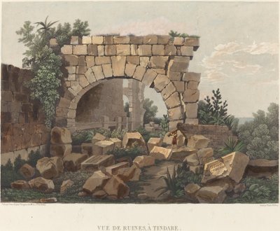 Vue de ruines, à Tindare - Thales Fielding after Comte de Forbin