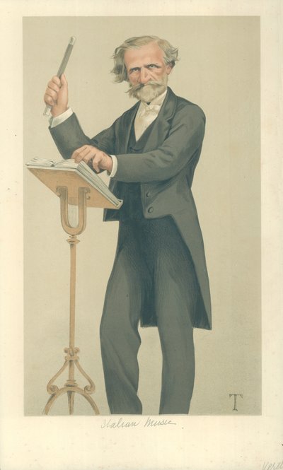 Giuseppe Verdi, Musicien Italien - Theobald Chartran