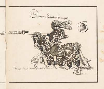 Livre sur les Tournois : Jouteur Tourné à Gauche - Theobald Senefelder