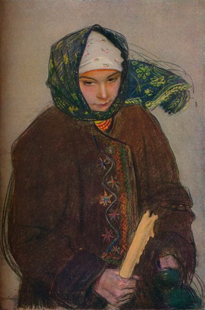 Une paysanne ruthène, vers 1907 - Theodor Axentowicz