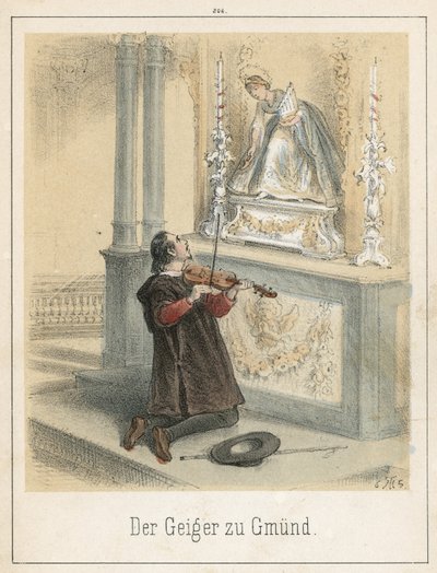 Le Violoniste de Gmund - Theodor Hosemann