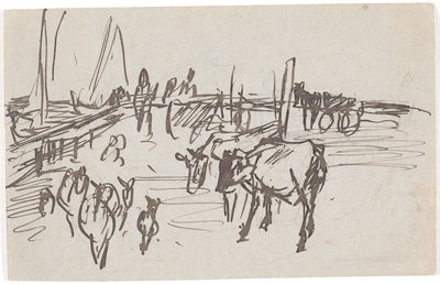 Moutons et veaux au point d