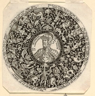Conception pour une tasse gravée avec un portrait du duc d