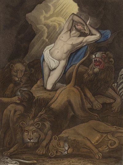 Daniel dans la fosse aux lions - Theodore (after) Lane
