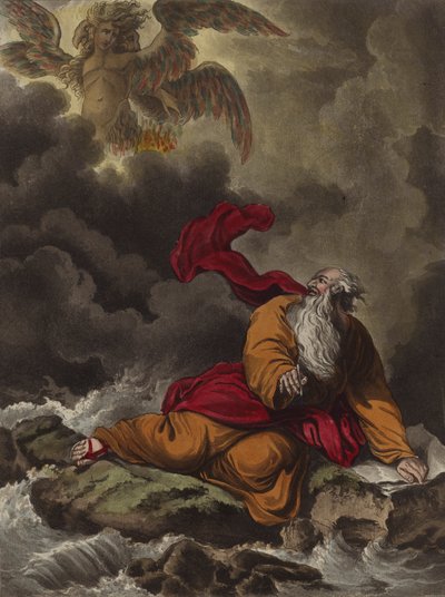 Ézéchiel et les chérubins - Theodore (after) Lane