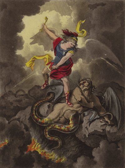 Satan enchaîné - Theodore (after) Lane