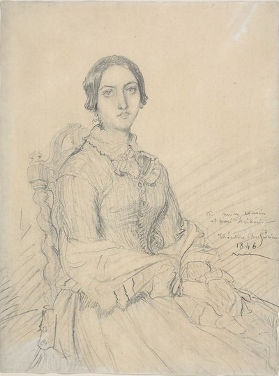 Portrait de la baronne Chassériau - Théodore Chassériau