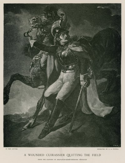 Un cuirassier blessé quittant le champ de bataille - Theodore Gericault