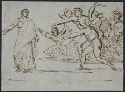 Assassinat de Tibère - Theodore Gericault