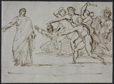 Assassinat de Tibère - Theodore Gericault