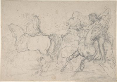 Cocher et cavalier - Theodore Gericault