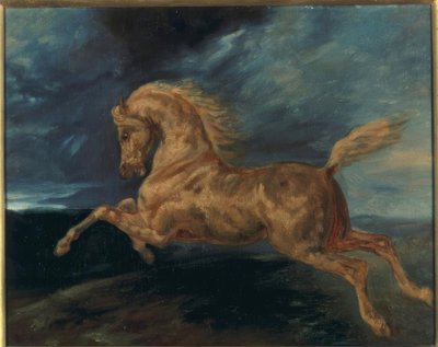 Cheval effrayé par la foudre - Theodore Gericault