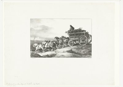 Le wagon à charbon - Theodore Gericault