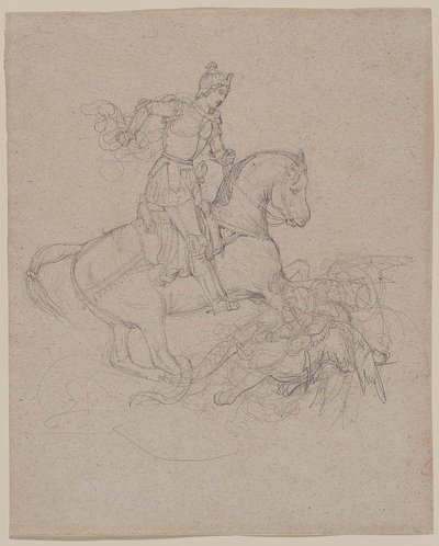 Géricault - Saint Georges et le dragon, 1816-17 - Theodore Gericault