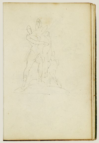 Groupe de trois personnages - Theodore Gericault