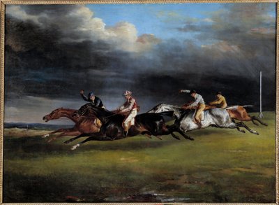 Course de chevaux dit le derby à Epsom - Theodore Gericault
