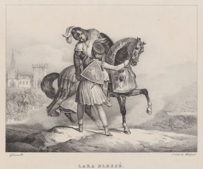 Lara blessé (Lara Wounded) - Theodore Gericault