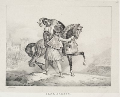 Lara blessé - Theodore Gericault