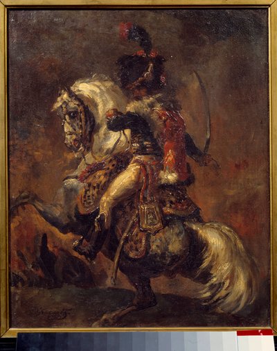 Officier de chasseur à cheval de la Garde impériale chargeant - Theodore Gericault