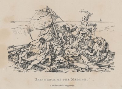 Le naufrage de la Méduse (Le Radeau de la Méduse) - Theodore Gericault