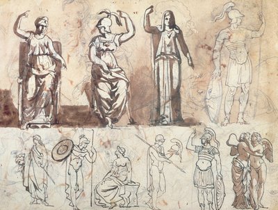 Étude de modèles antiques - Theodore Gericault