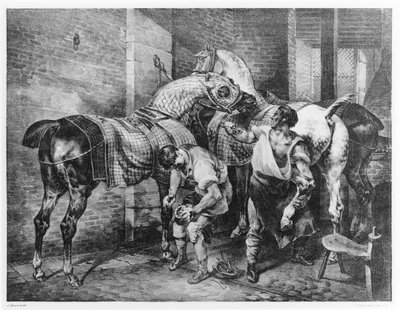 Le maréchal-ferrant anglais - Theodore Gericault