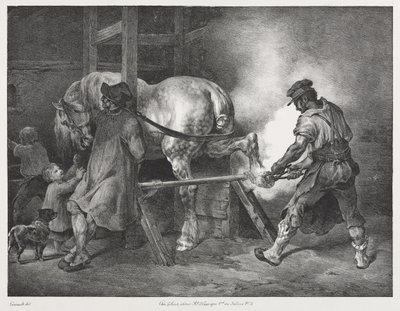 Le forgeron flamand - Theodore Gericault