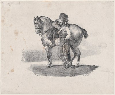 La trompette des hussards - Theodore Gericault