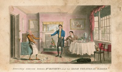 Un entretien intéressant entre M. Charles Matthews et son coiffeur théâtral irlandais - Theodore Lane