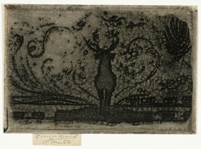 Un cerf, une étude - Theodore Roussel